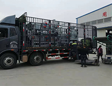 茂恒機(jī)械3臺(tái)移動(dòng)式分級(jí)篩裝車發(fā)貨